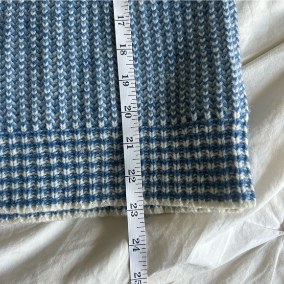 Zara Knit Womens Nautical Small Blue Patterned Women's Sweater - Picture 5 of 6